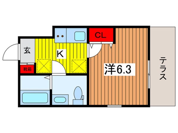 Lignum浦和常盤の物件間取画像